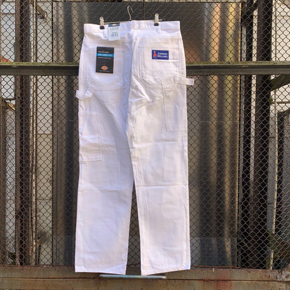 New White Dickies Carpenter Pants