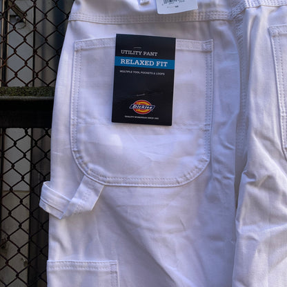 New White Dickies Carpenter Pants