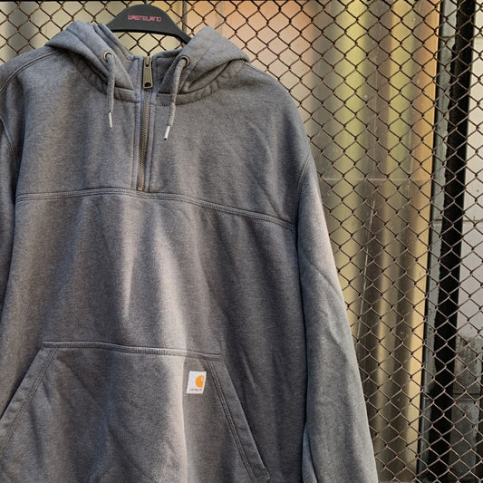 Carhartt 3/4 Zipped Grey Hoodie