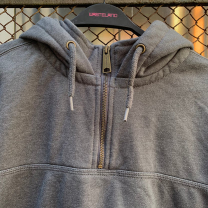 Carhartt 3/4 Zipped Grey Hoodie