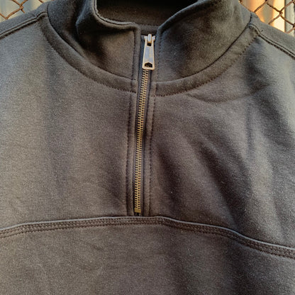 Carhartt 3/4 Zipped Black Sweatshirt