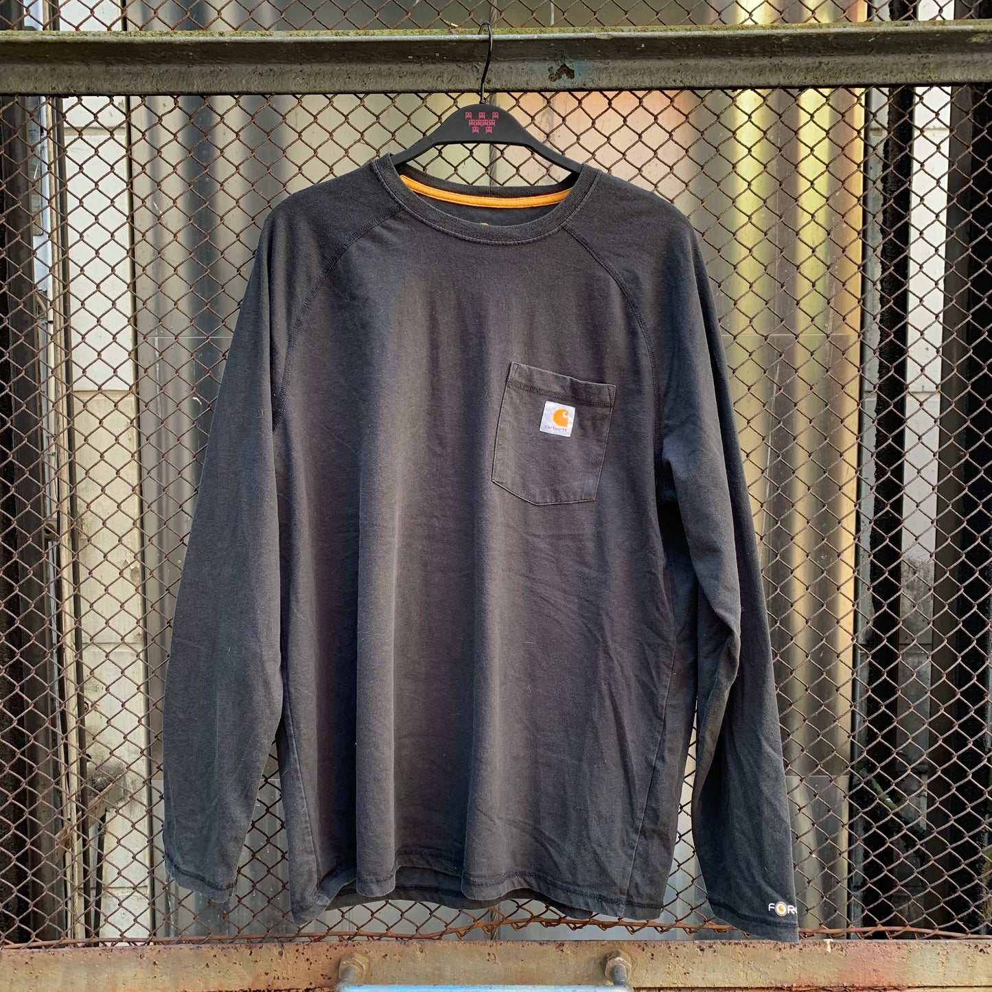 Carhartt Long Sleeves Black Tee-Shirt