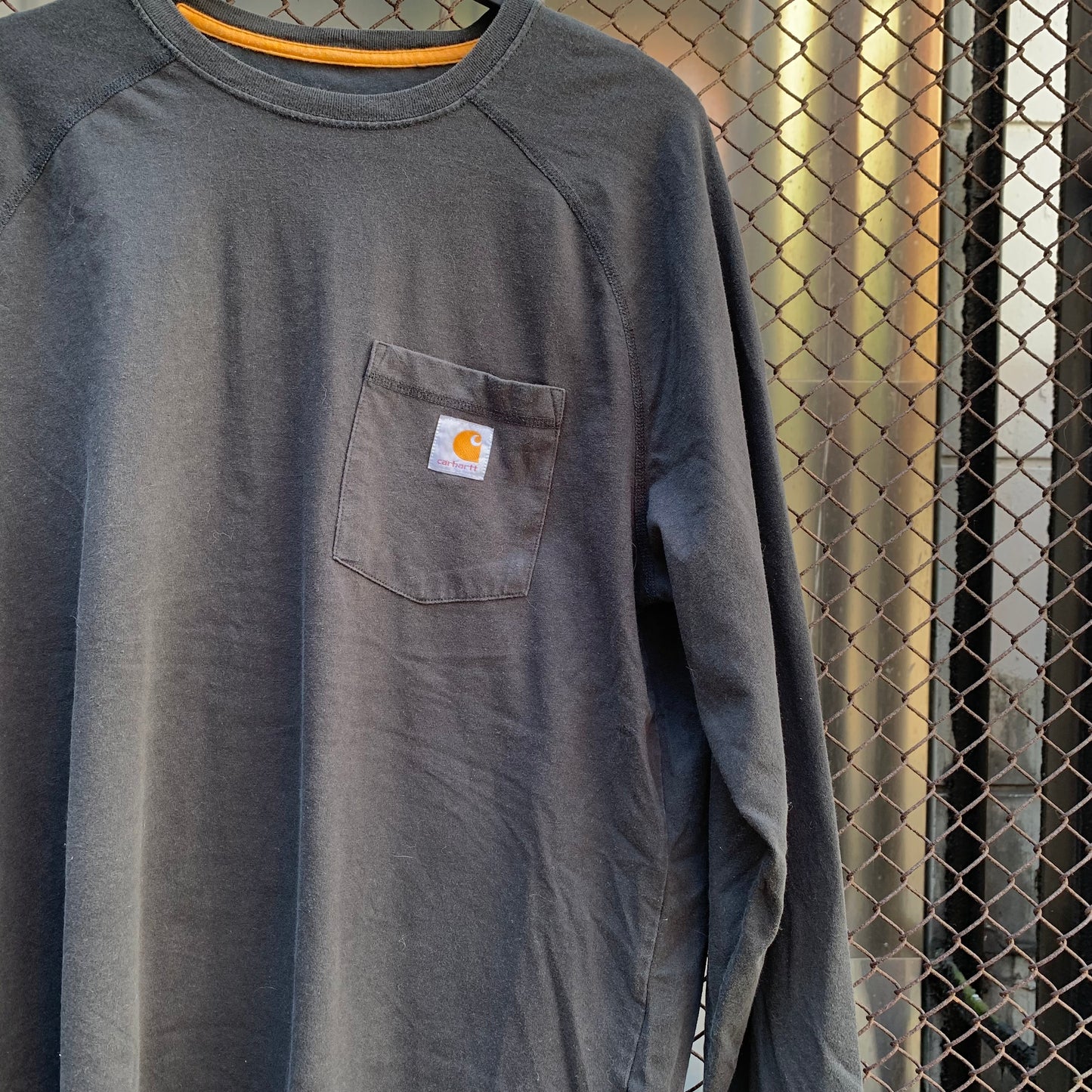 Carhartt Long Sleeves Black Tee-Shirt