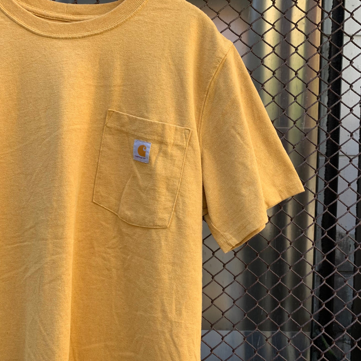 Carhartt Short Sleeves Yellow Tee-Shirt