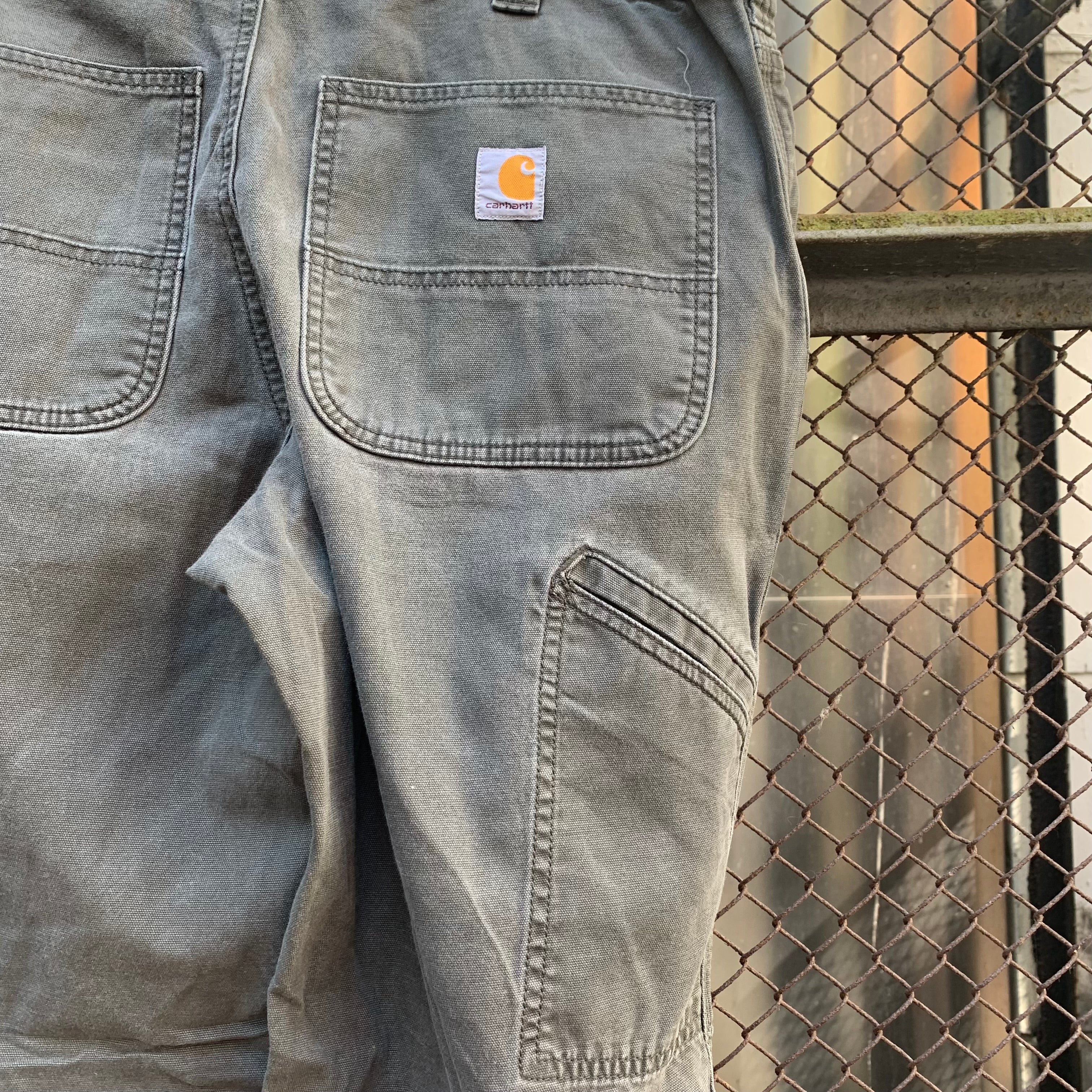 Gray best sale carhartt pants