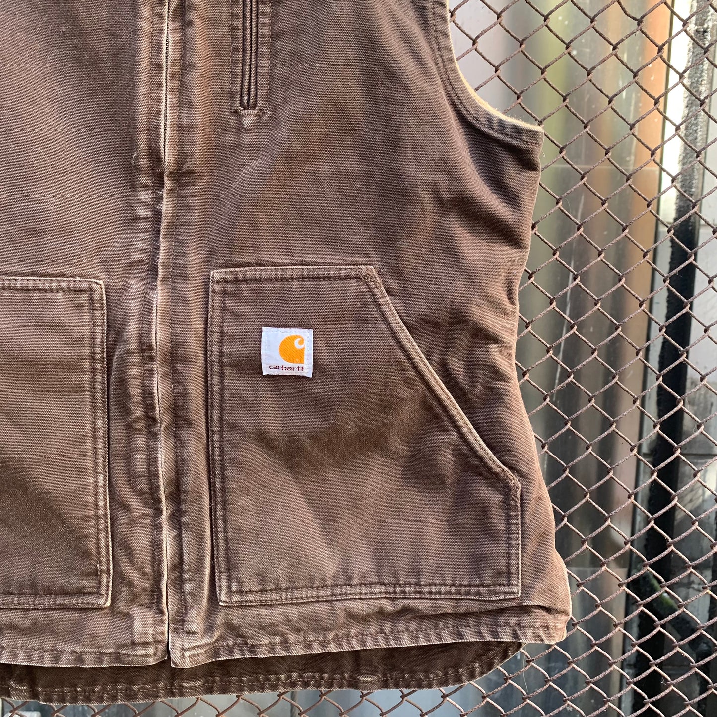 Dark Brown Carhartt Vest