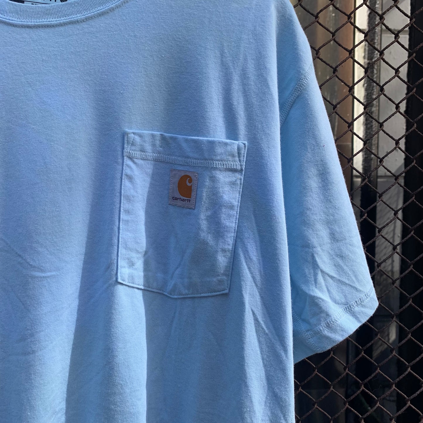 Carhartt Short Sleeves Light Blue Tee-Shirt