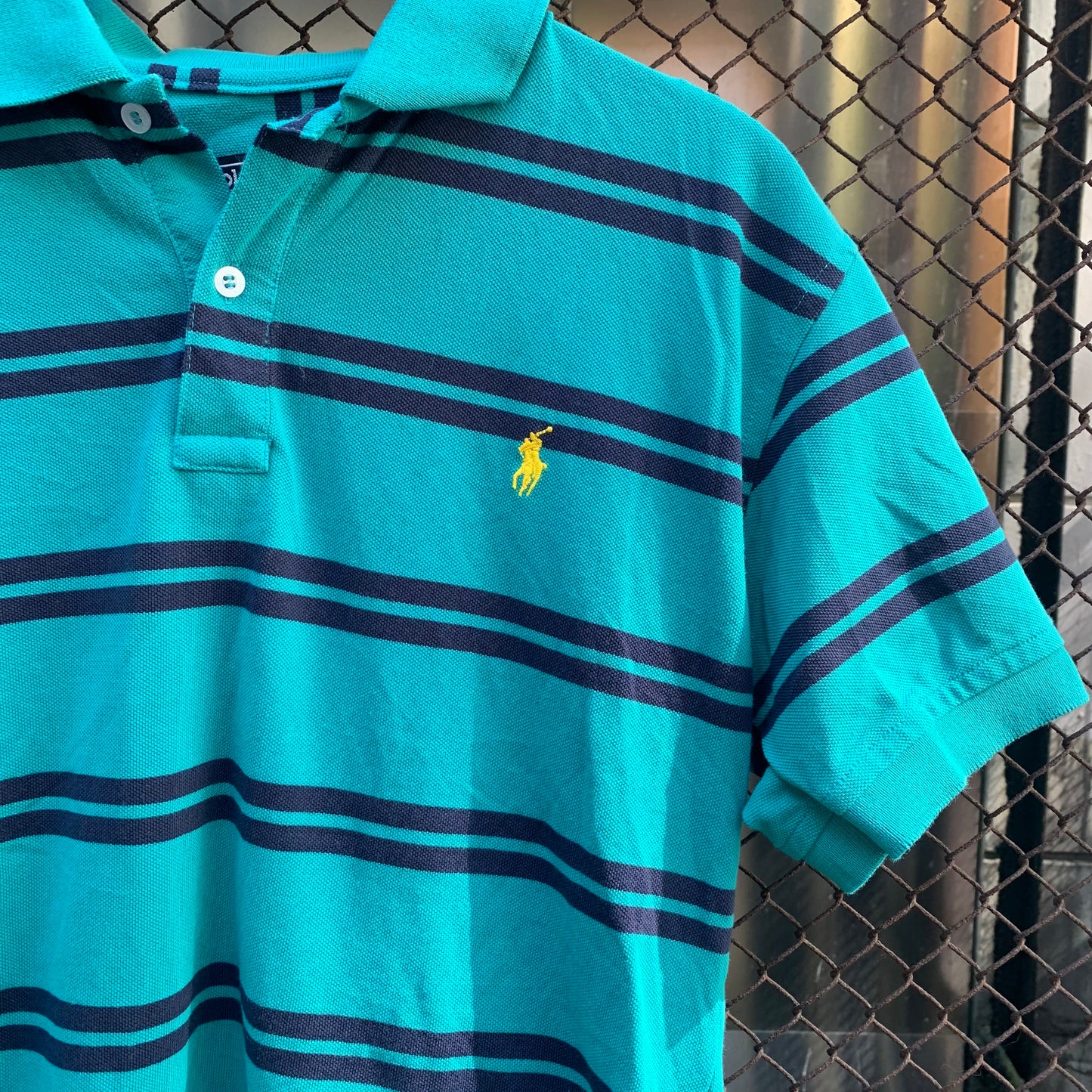 Ralph Lauren Blue Stripes Polo Shirt