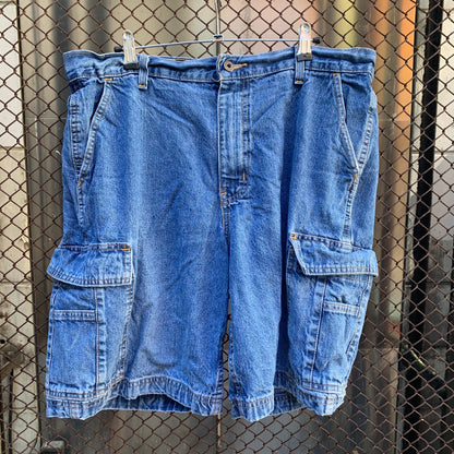 Denim Cargo Shorts