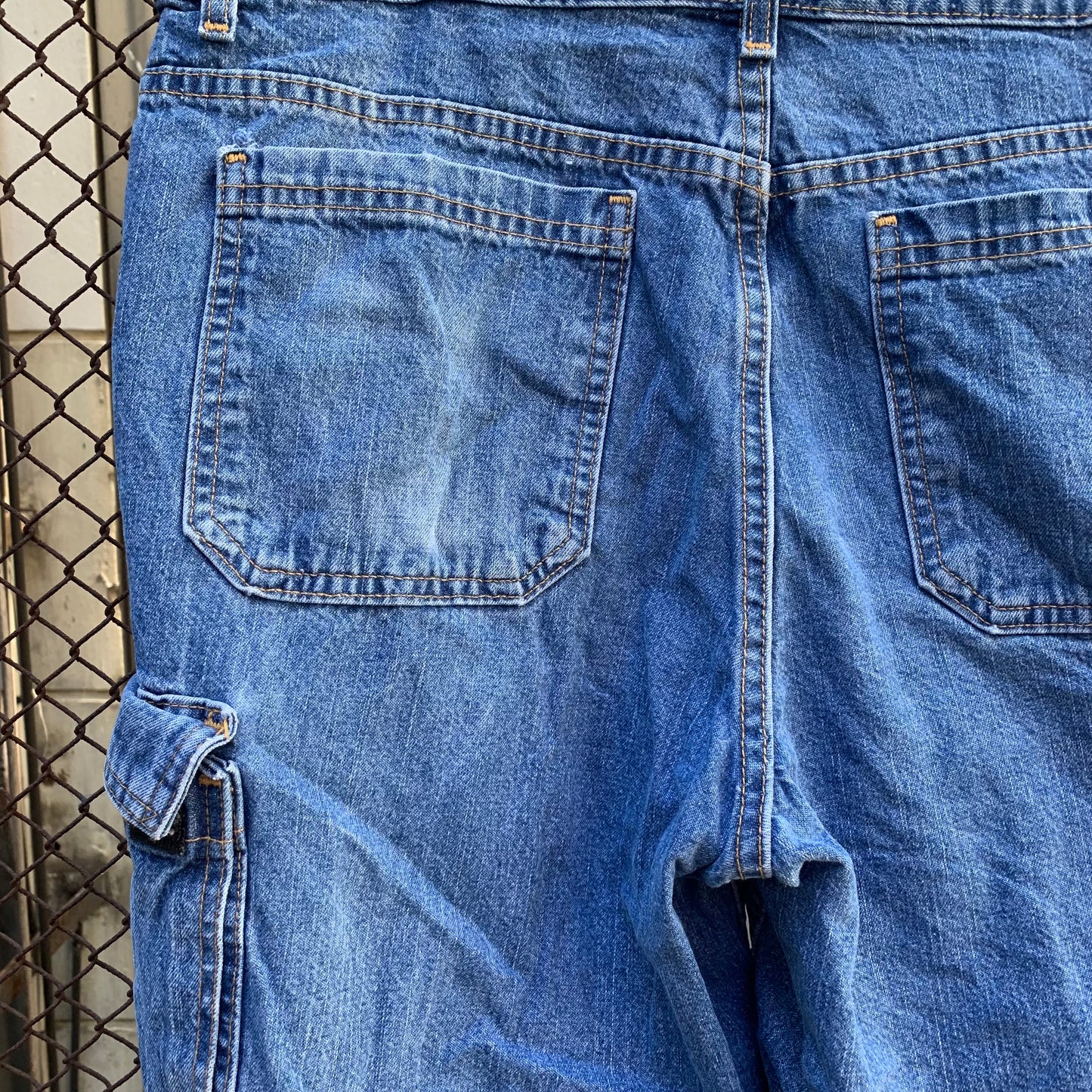 Denim Cargo Shorts