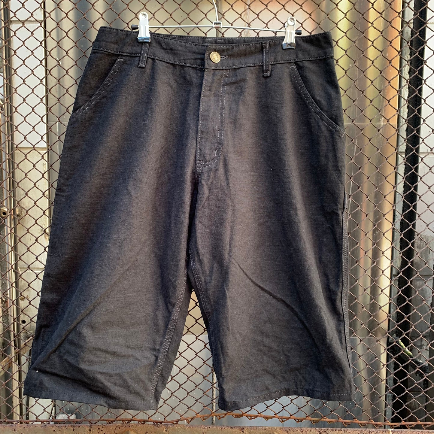 Black Carpenter Long Shorts