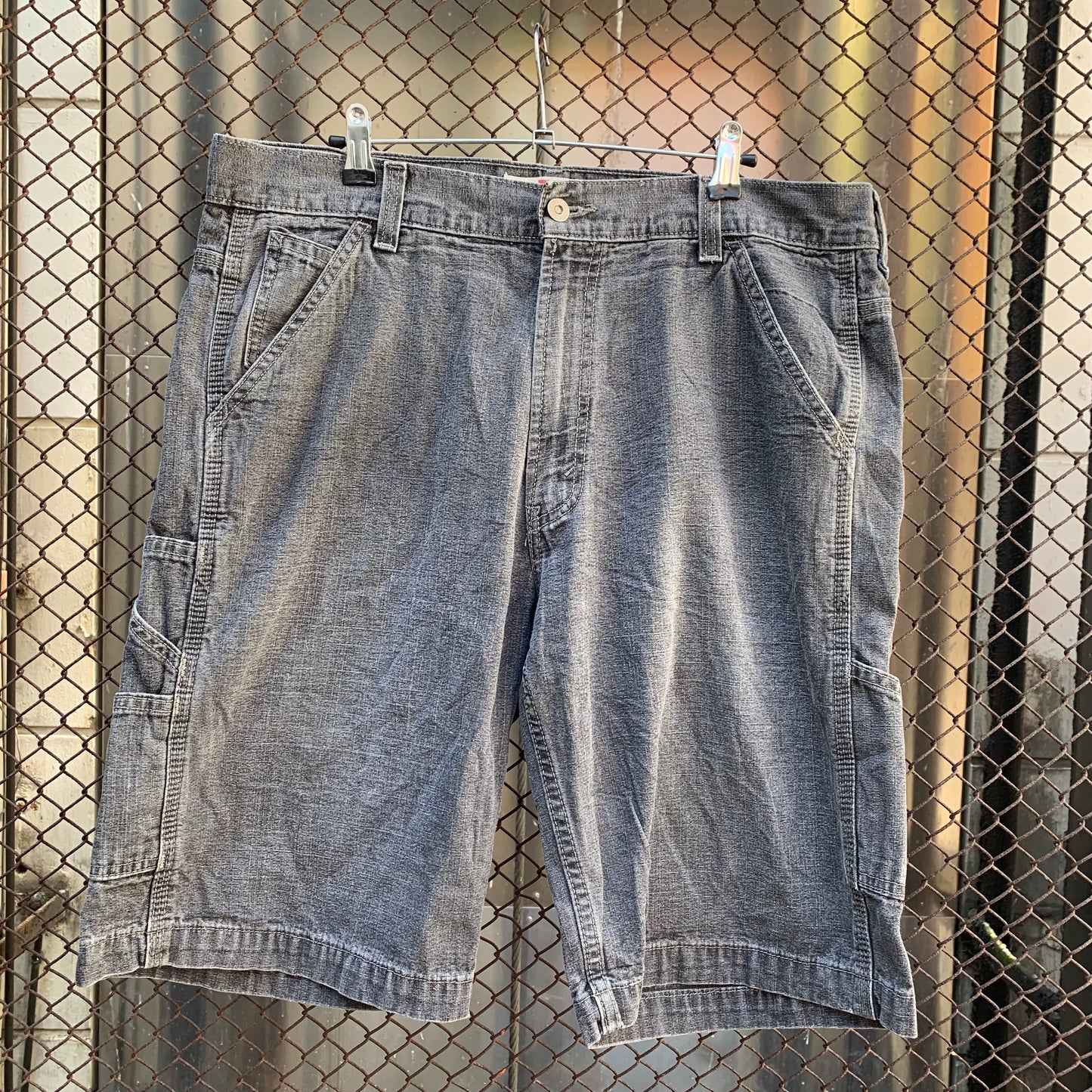 Black Levi's Carpenter Shorts