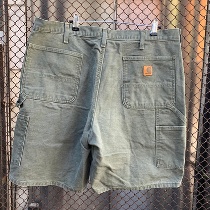 Carhartt Dark Green Carpenter Shorts