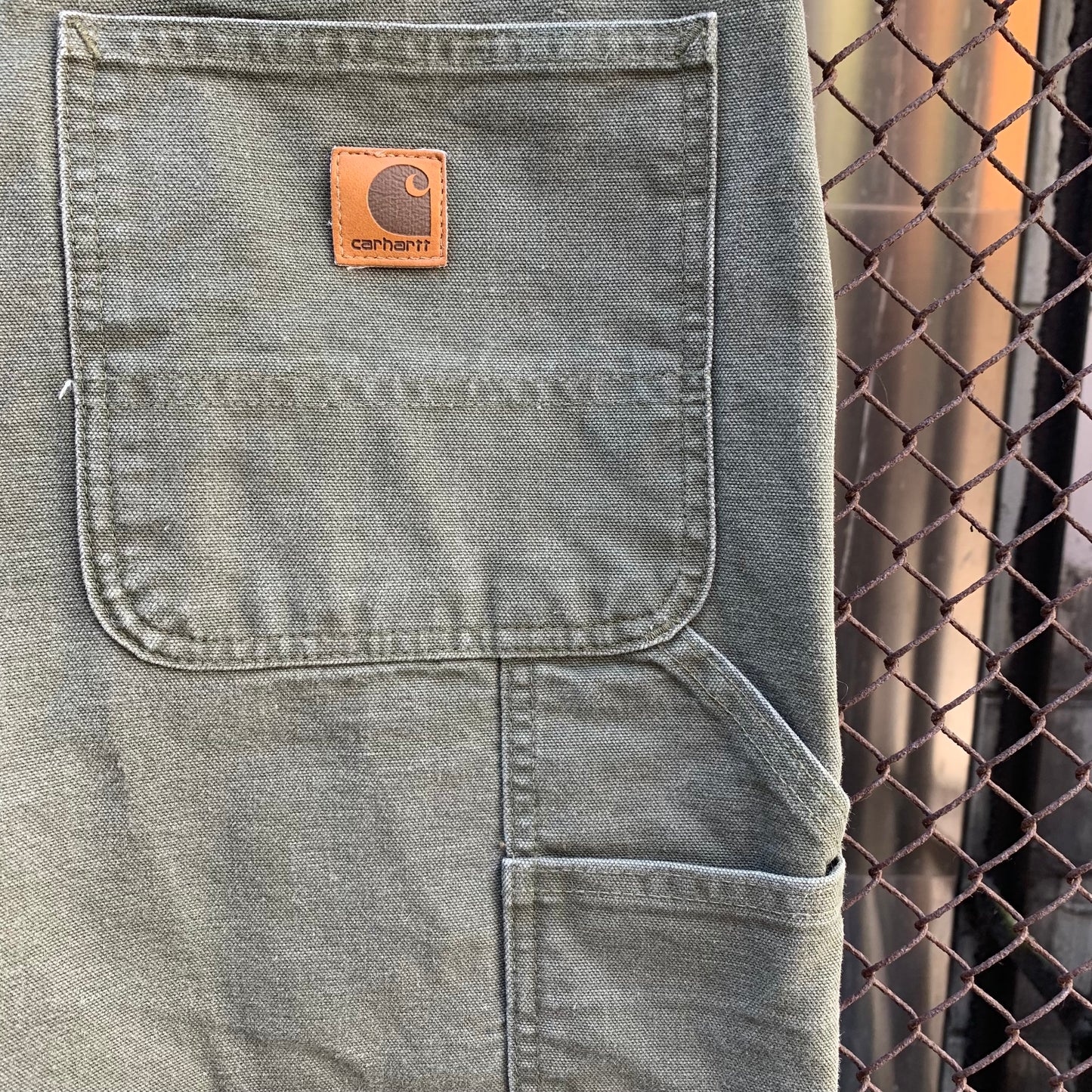 Carhartt Dark Green Carpenter Shorts