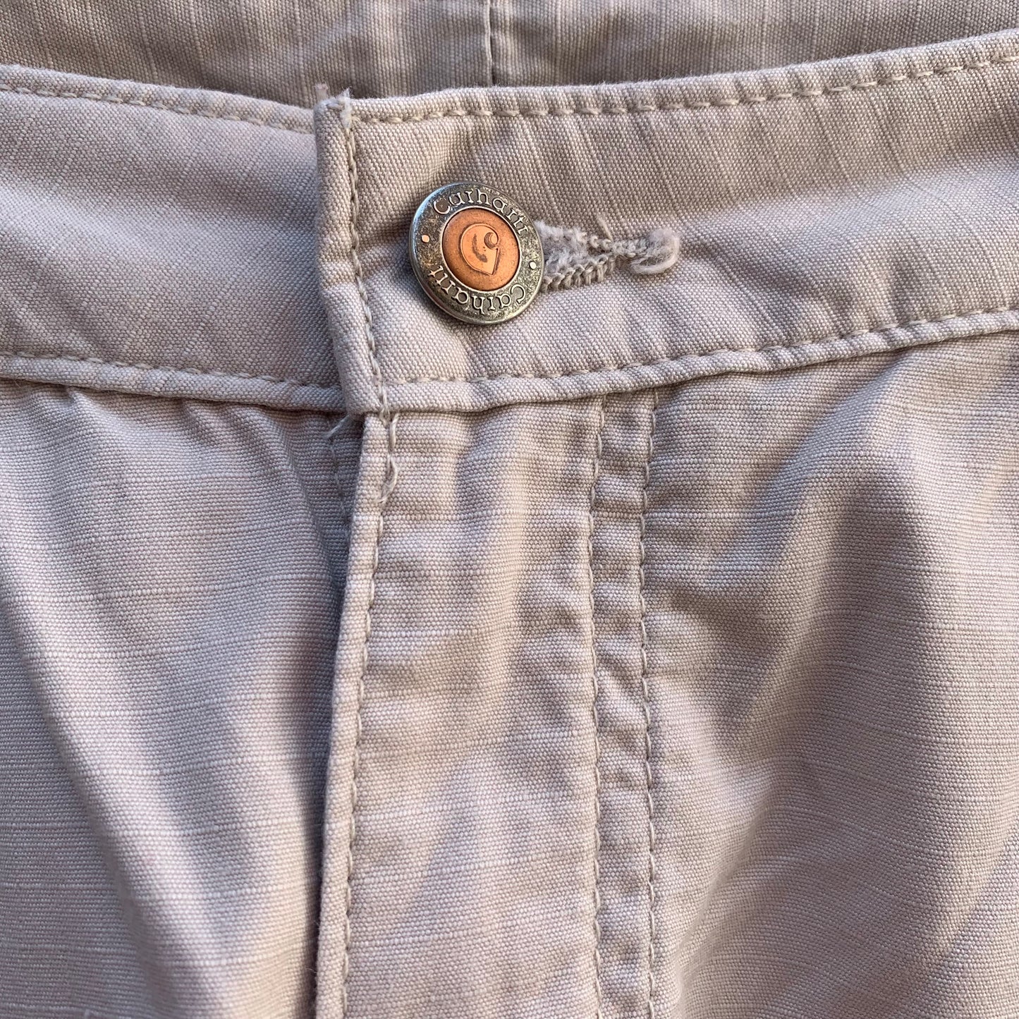 Carhartt Capri Cargo Beige Shorts