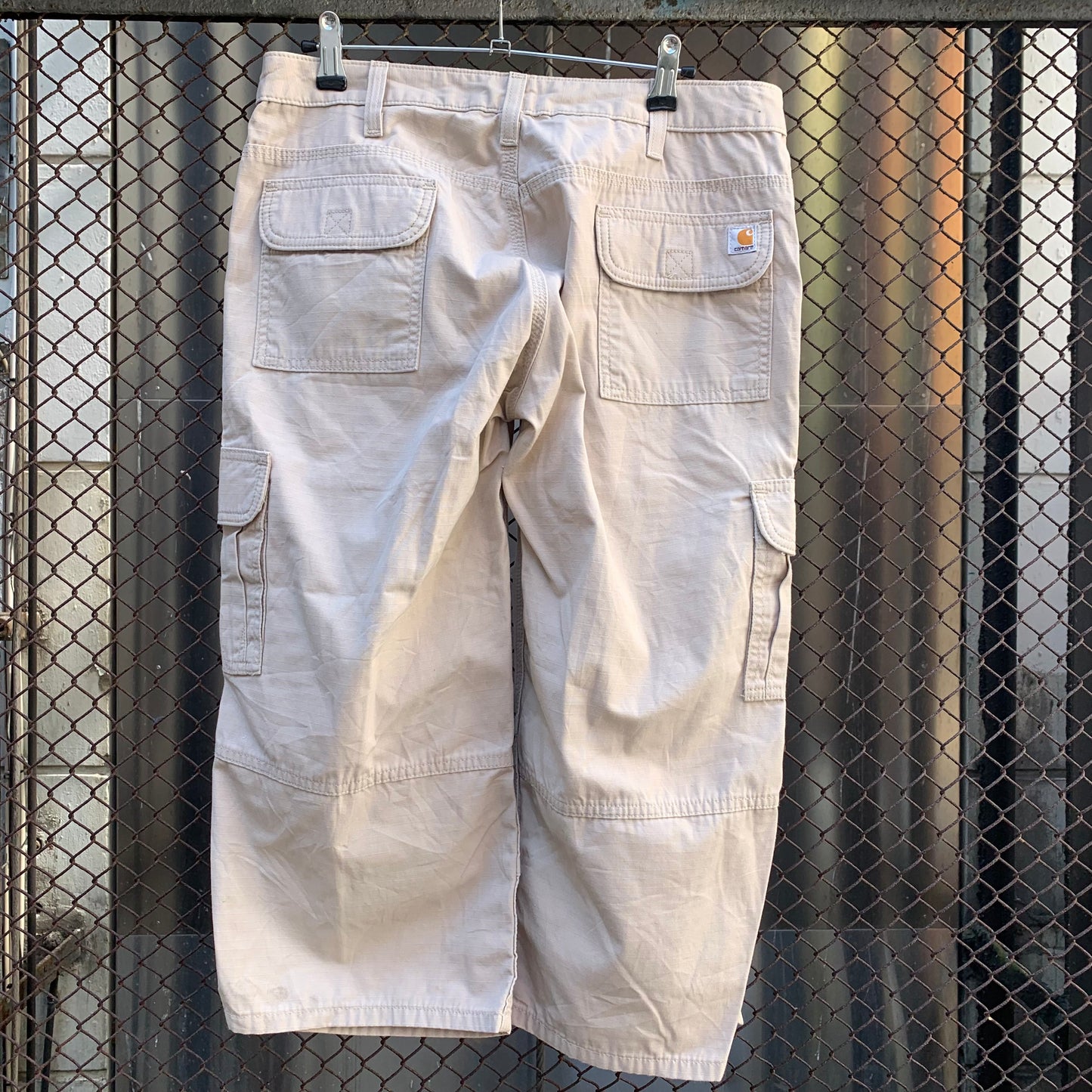 Carhartt Capri Cargo Beige Shorts