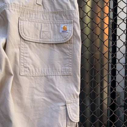 Carhartt Capri Cargo Beige Shorts