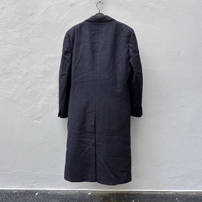 Burberry Navy Wool Coat