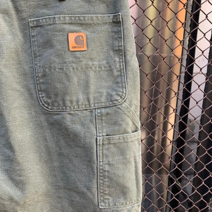 Carhartt Brown Green Carpenter Shorts