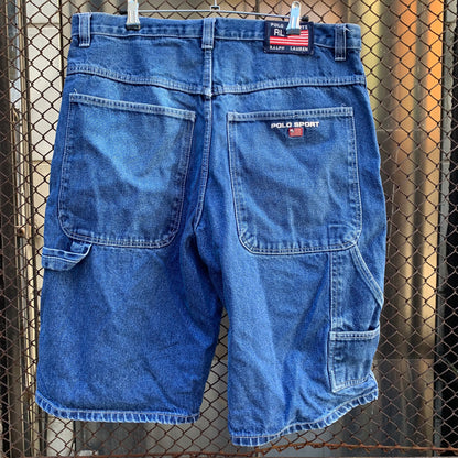 Ralph Lauren Carpenter Denim Shorts