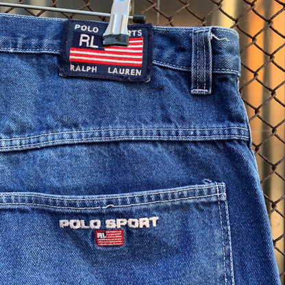 Ralph Lauren Carpenter Denim Shorts