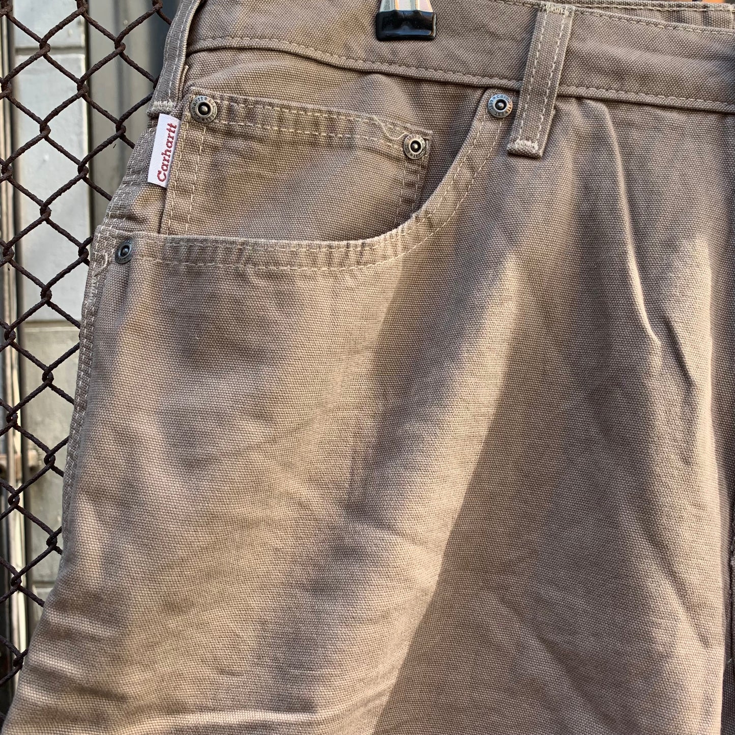 Carhartt Side Pockets Brown Shorts