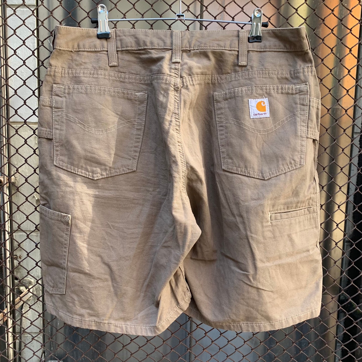 Carhartt Side Pockets Brown Shorts