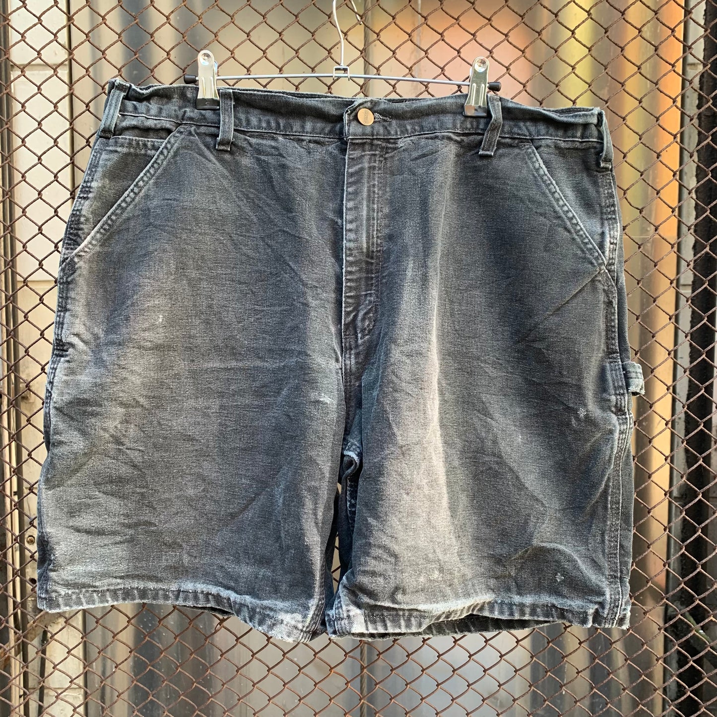 Carhartt Carpenter Dyed Black Shorts