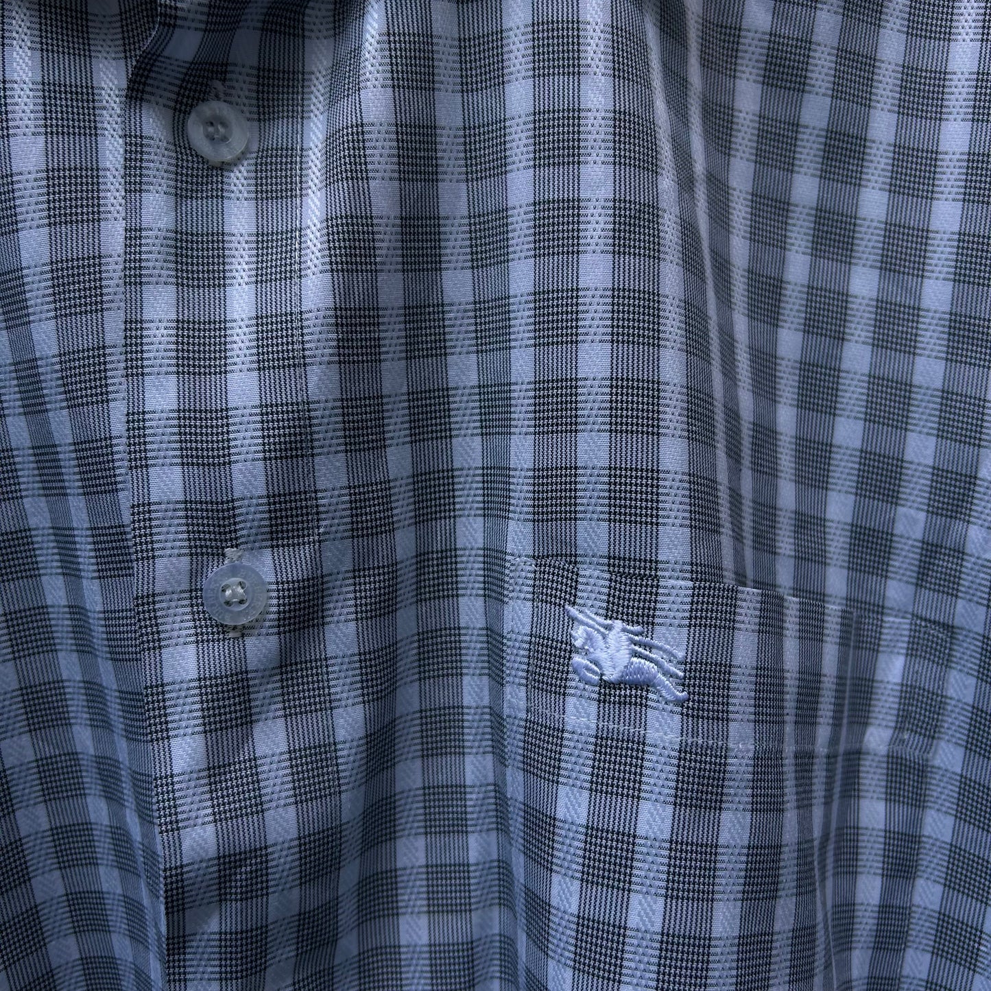 Burberry White and Grey Shirt