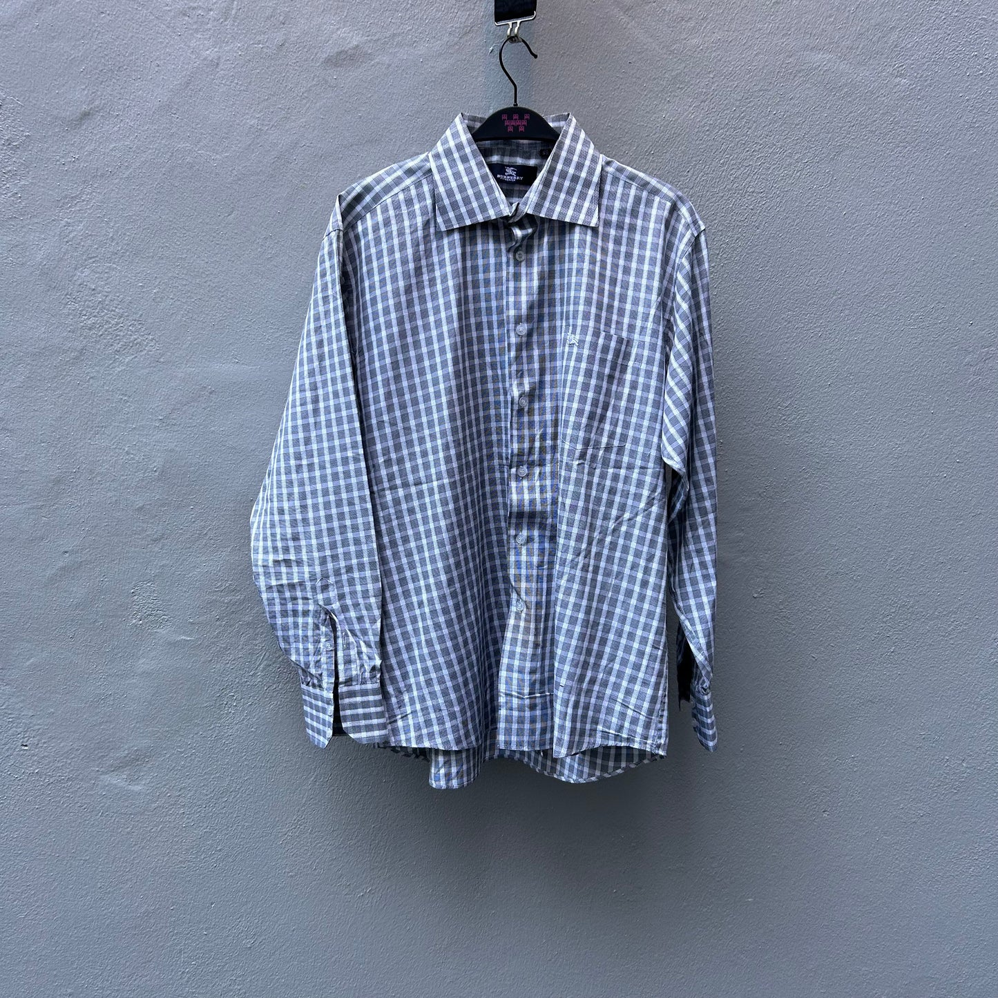 Burberry White and Grey Shirt