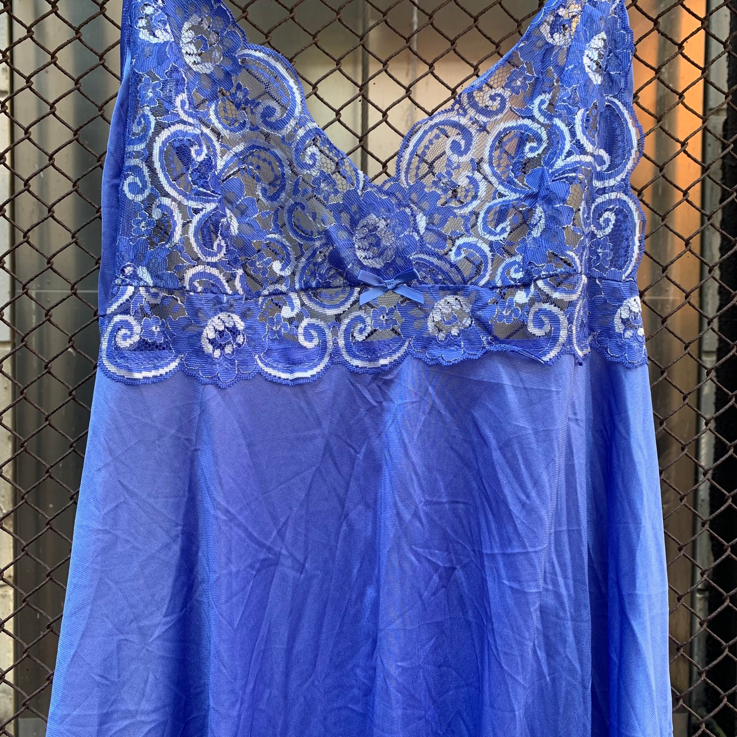 Blue Lace Night Dress