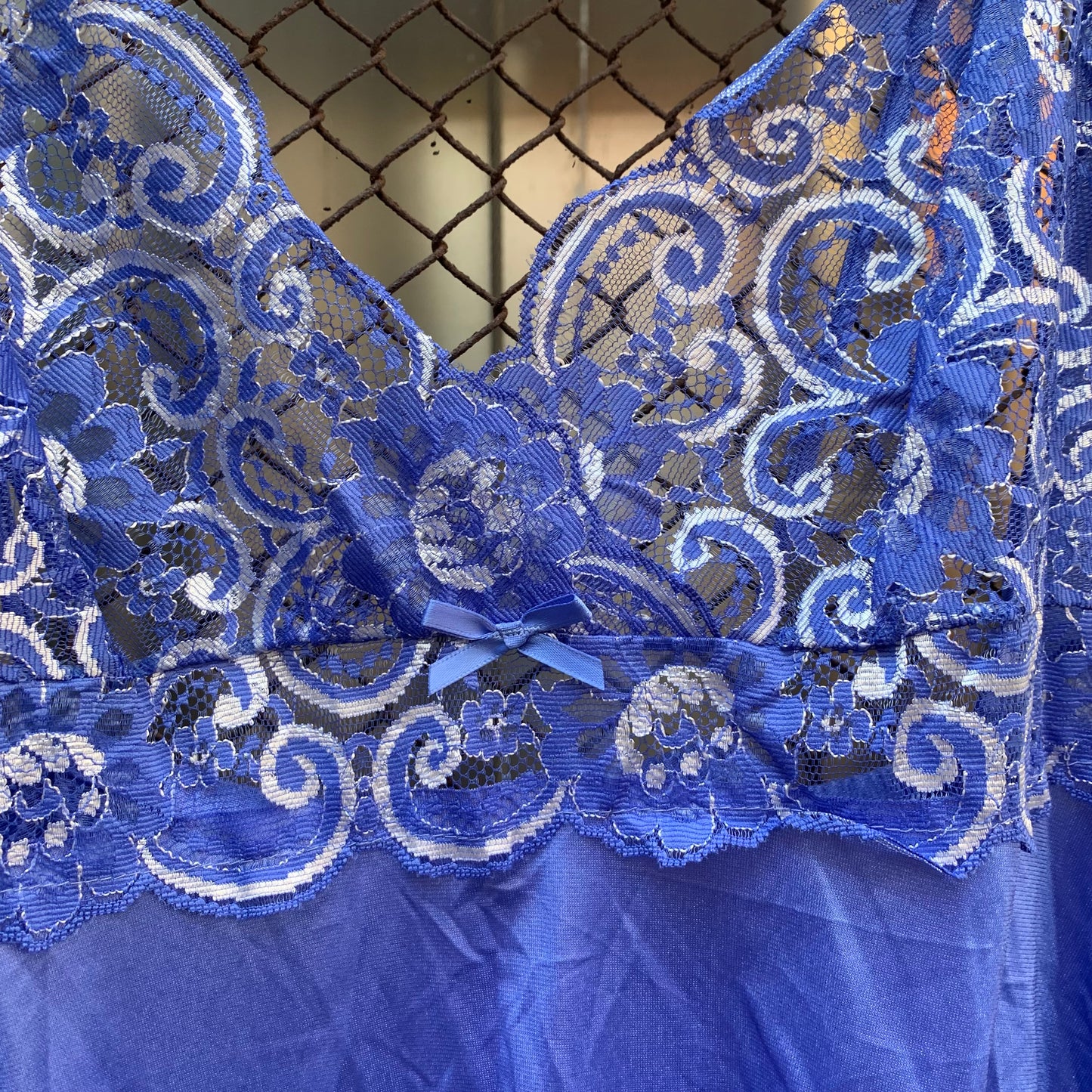 Blue Lace Night Dress