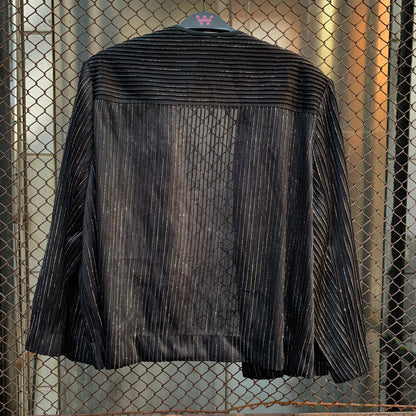 See-Through Stripes Cardigan