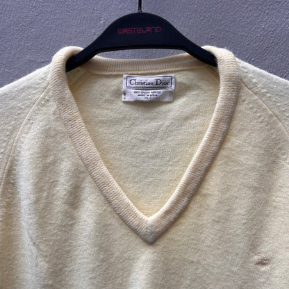 Yellow Christian Dior Sweater