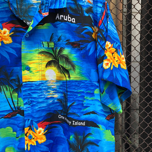 One Happy Island Hawaian Short Sleeves Shirt