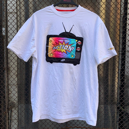 TV Embroidered Tee-Shirt