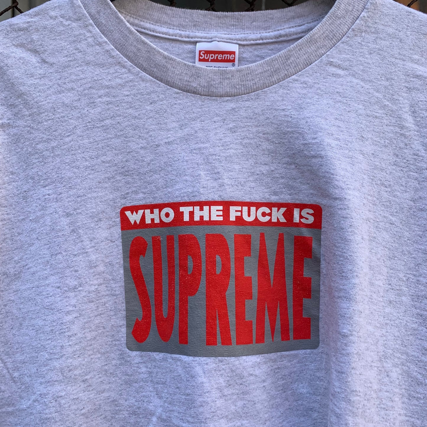 Who the Fuck Supreme Tee-Shirt