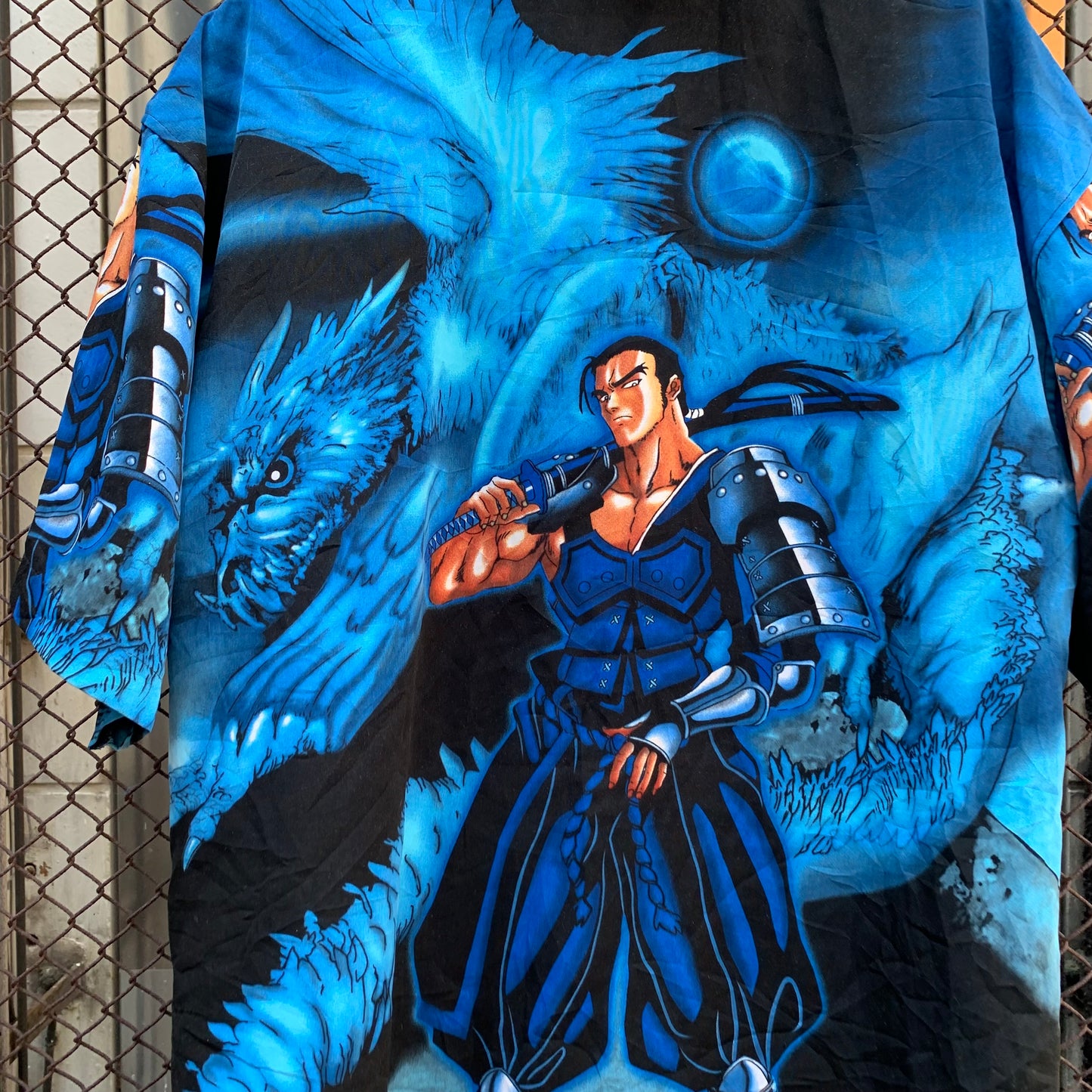 Samurai Dragon Short Sleeves Shirt