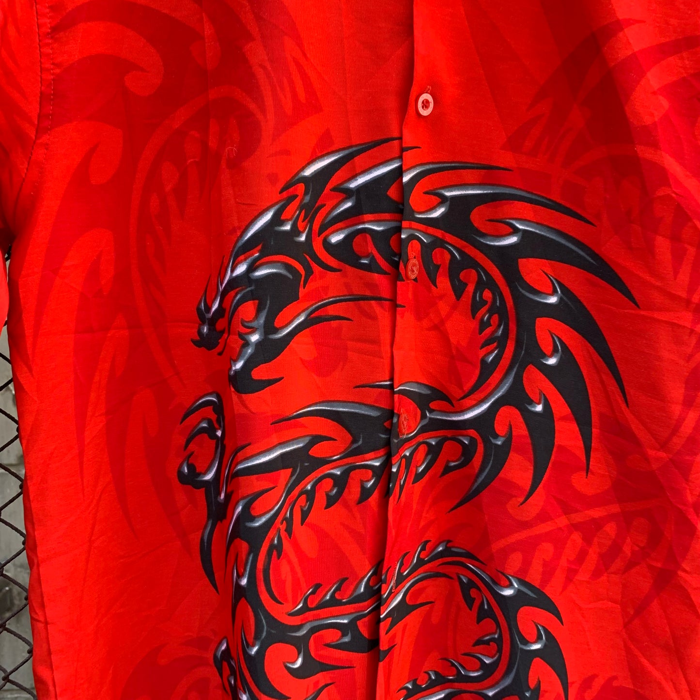 Tribal Dragon Short Sleeves Shirt
