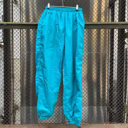 Nylon Blue Reebok Trackpants