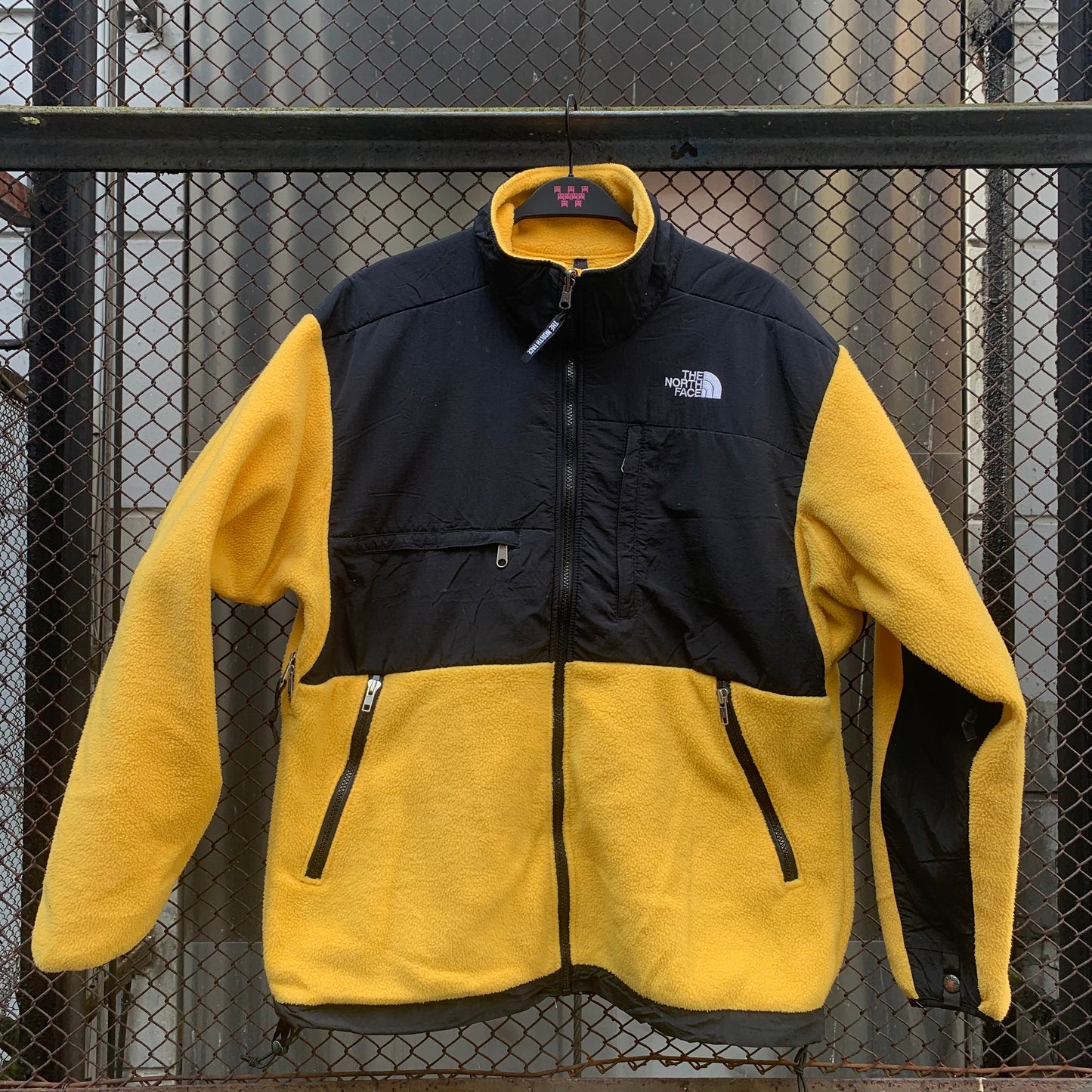 Yellow Padded Chest The North Face Fleece