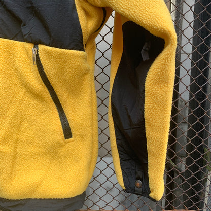 Yellow Padded Chest The North Face Fleece