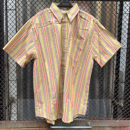 Yellow Stripes Sleeves Shirt