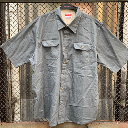 Grey Wrangler Short Sleeves Shirt