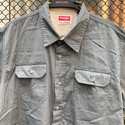 Grey Wrangler Short Sleeves Shirt