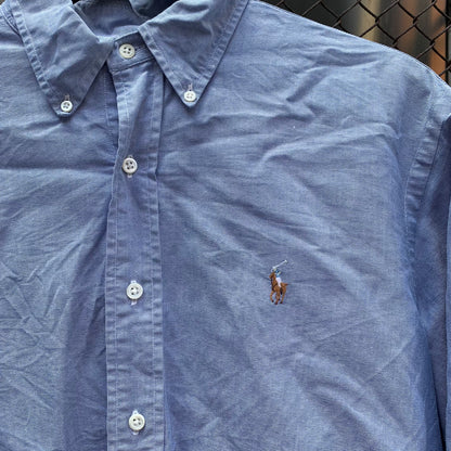 Plain Light Blue Ralph Lauren Shirt