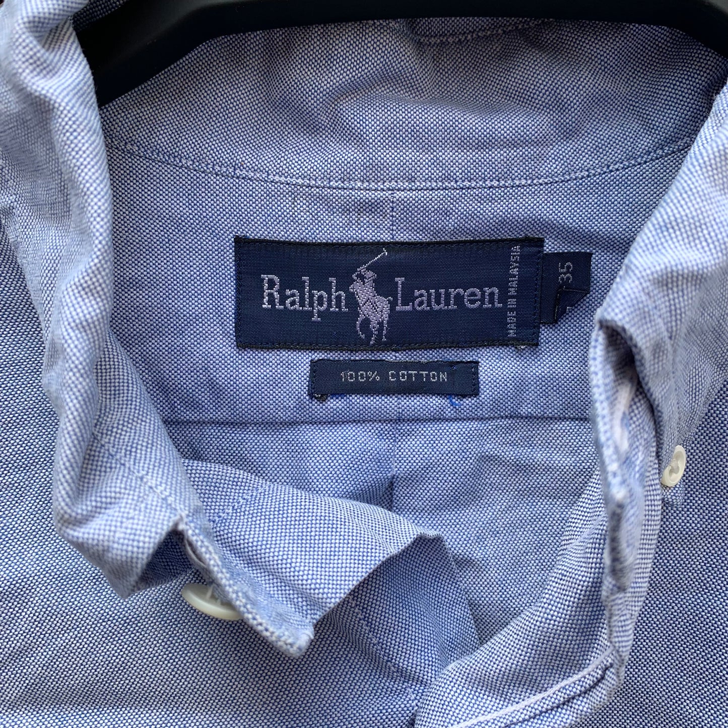 Plain Light Blue Ralph Lauren Shirt