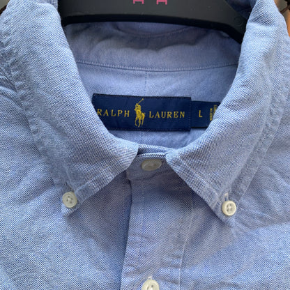 Plain Light Blue Ralph Lauren Shirt