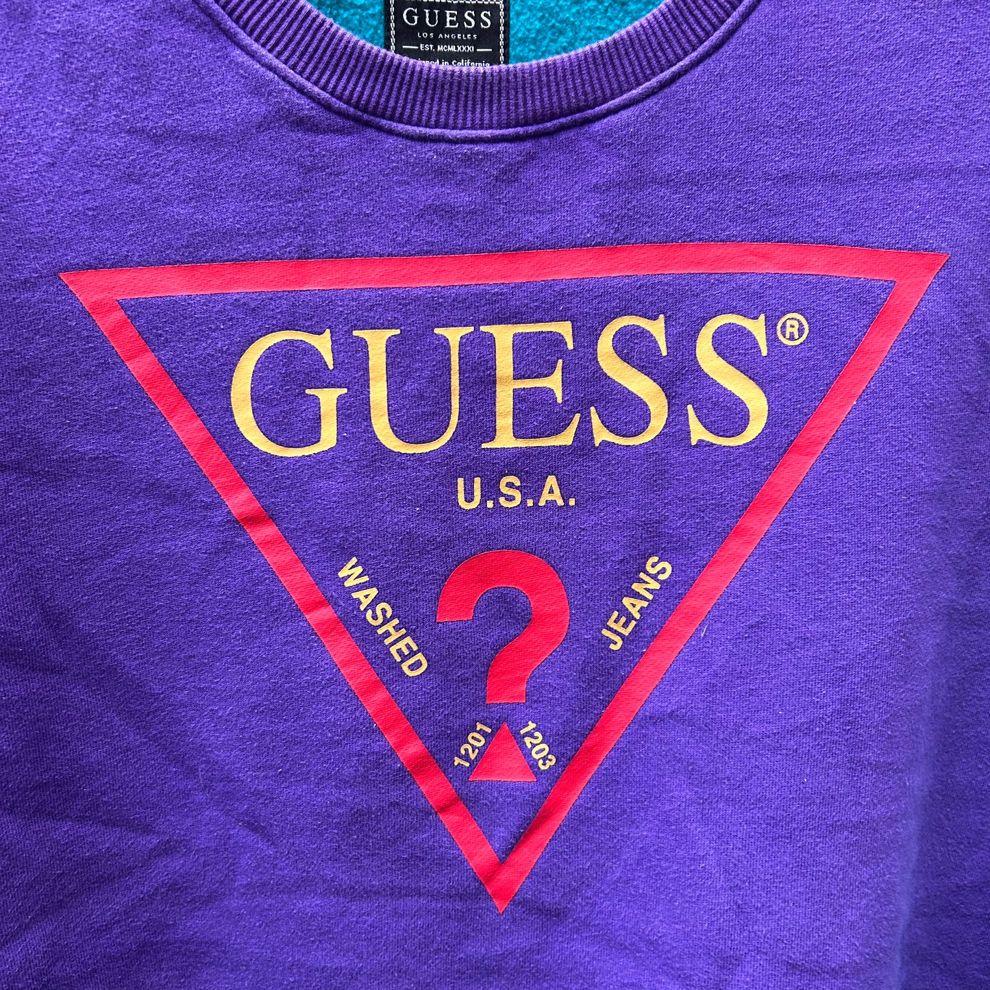 Guess Purple Sweatshirt