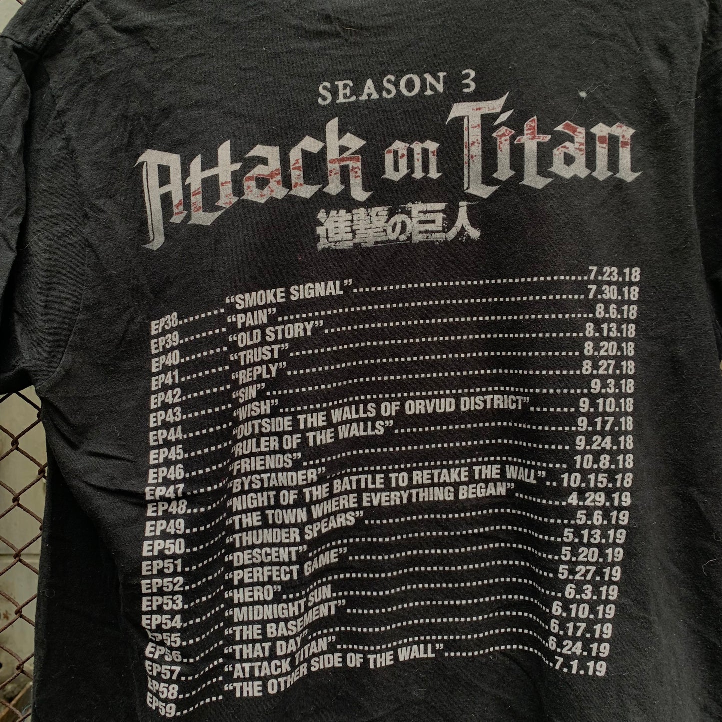 Attack On Titan Tee-Shirt - Season 3